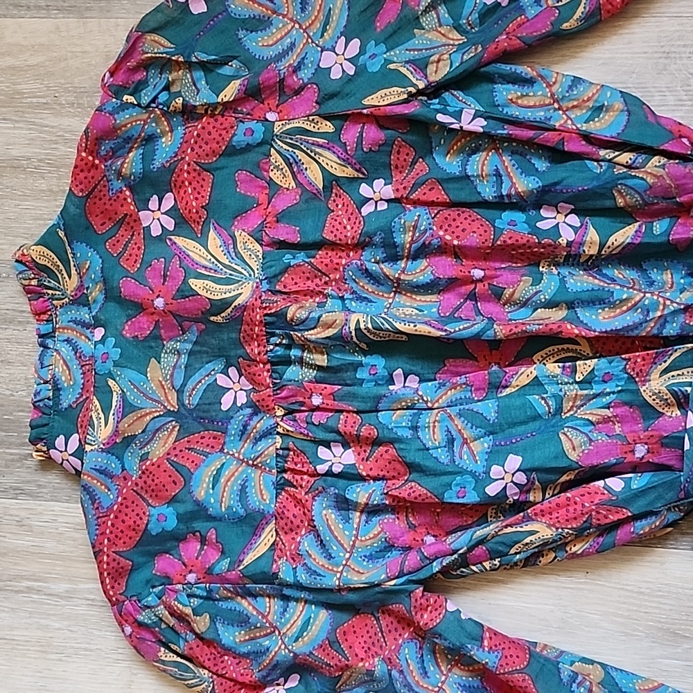 Floral Long Sleeve Dress - Picture 10 of 16